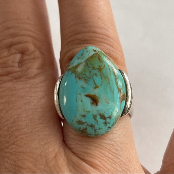 Studio BARSE turquoise sterling silver ring - Picture 3 of 9